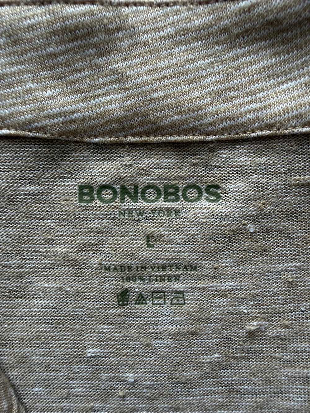 Bonobos - Linen Polo - Large - Picture 2 of 3